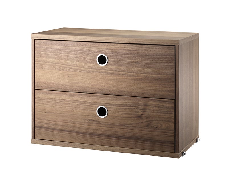 String Lådor 58x30 Valnöt