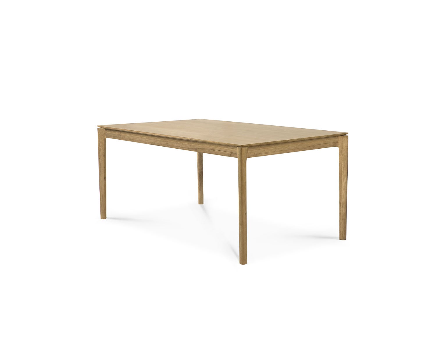 Bok Matbord 140-220x90 i lackad ek