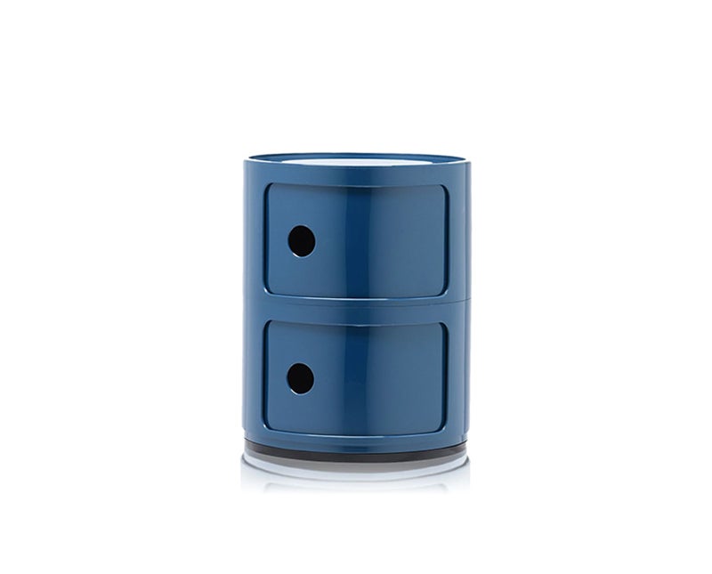 Componibili två lådor, blå, från Kartell 