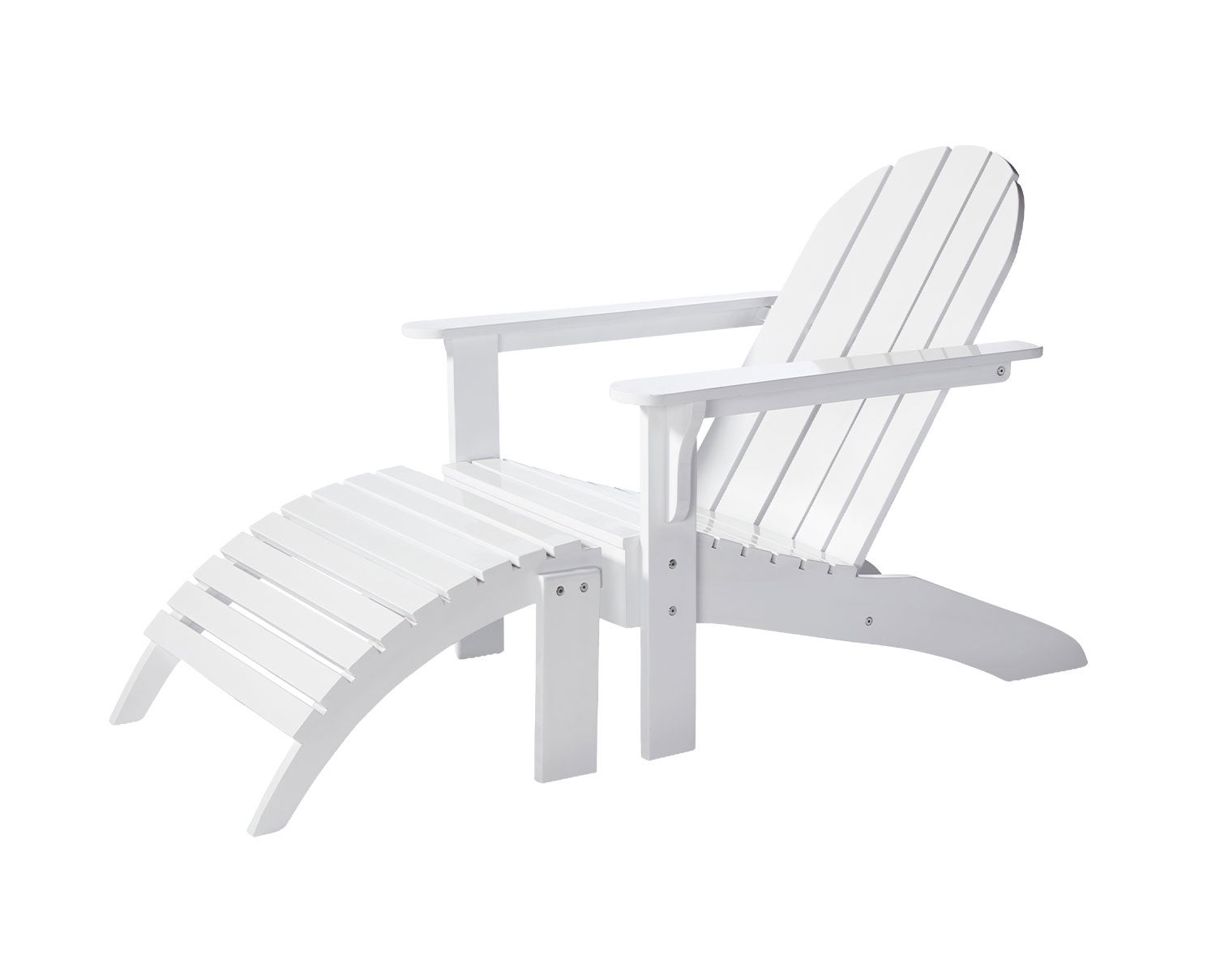 Adirondack Solstol Vit Mahogny