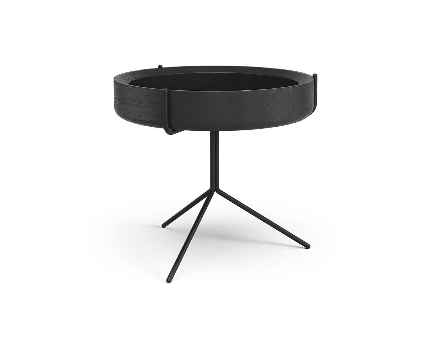 Svartlaserad ask | Svart stativ