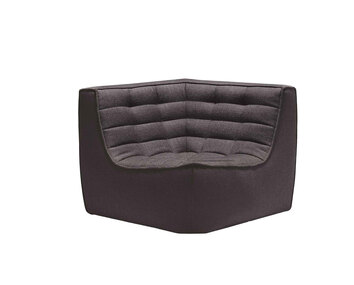 N701 Soffa Hörn Tyg Dark Grey