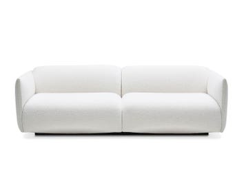 Soffan Origami klädd i tyget Orsetto 11.