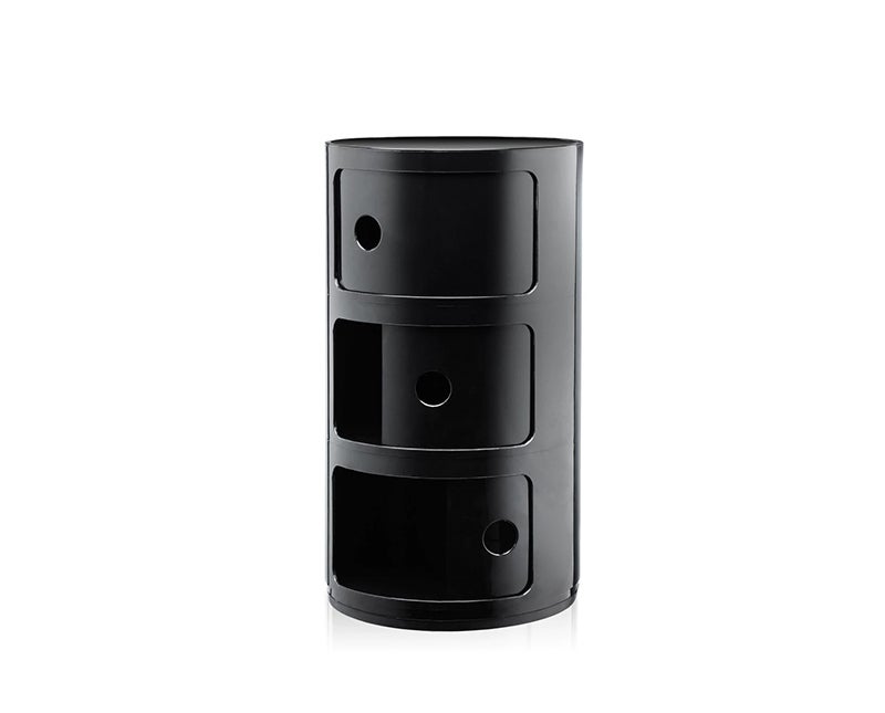 Componibili 3 lådor Svart