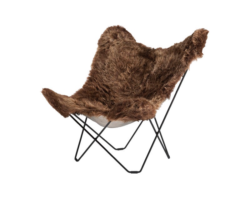 Iceland Mariposa Fåtölj Shorn Brown | Black