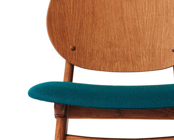 Noble Stol Dark Turqouise Teak Oak