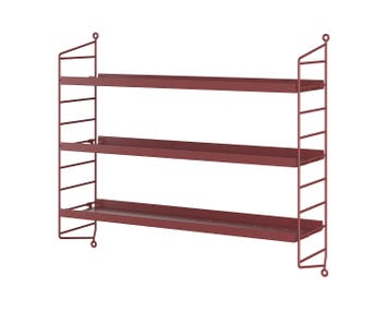 String Pocket Metall Oxtorgsröd