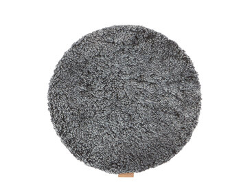 Jill stolsdyna vadderad 38 cm rund i färg svartgrafit från Shepherd