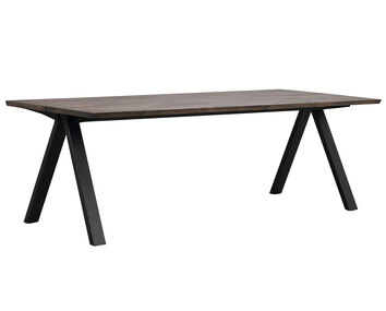 Carradale matbord, brun ek, ben V | Rowico