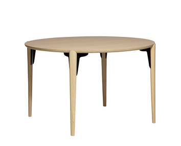 Paragon-Matbord-D120-Whitewash-Ek