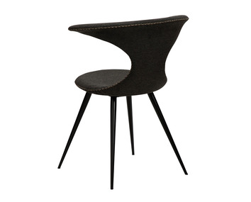 Flair Stol Crow Svart Raka Svarta Ben