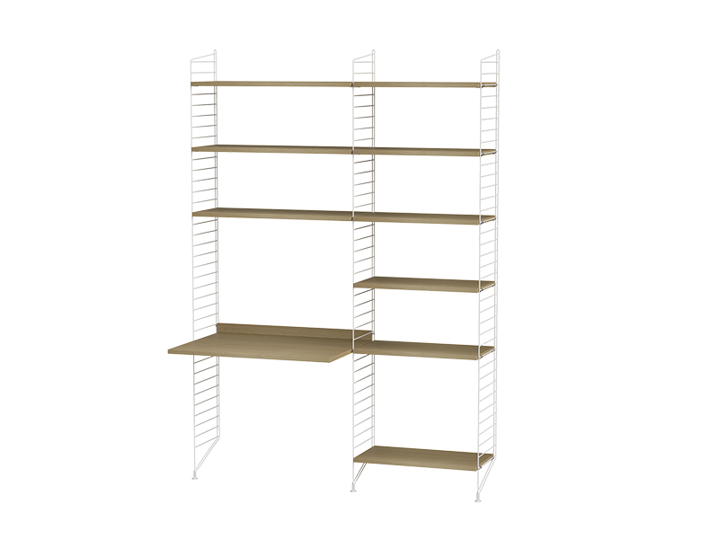 String Kombination Arbetsplats B Ek/ Vit