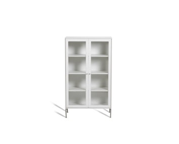 Volt Skåp Glasdörr 130 Vit