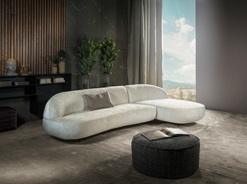 Aria Divansoffa Tyg Mercedes Cream