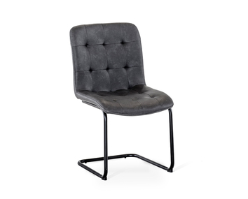 Frank-Stol-Stella-PU-Grå