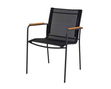 Mood Classic Karmstol Textil / Teak / Aluminium