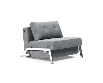 Cubed 02 bäddfåtölj Krom | 565 Granite