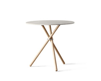 Aldric Cafébord Runt Ø80 Ljus betong