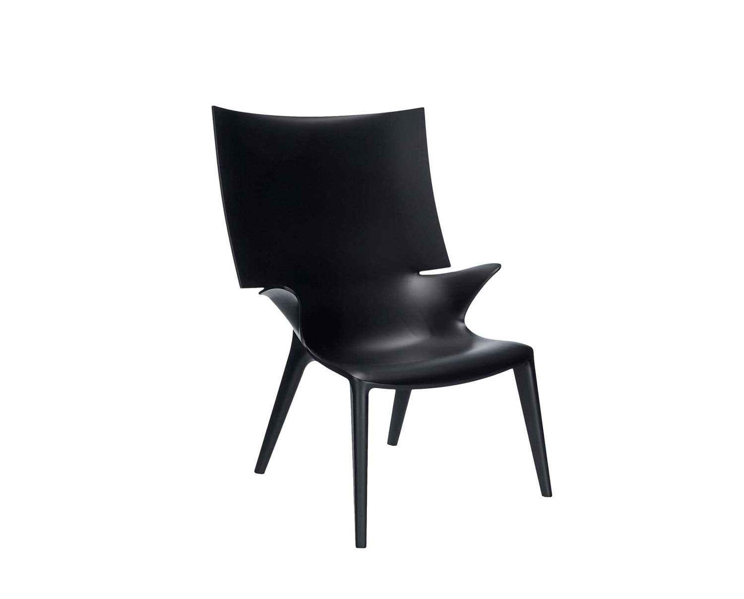 Uncle-jim-fåtölj-svart-kartell