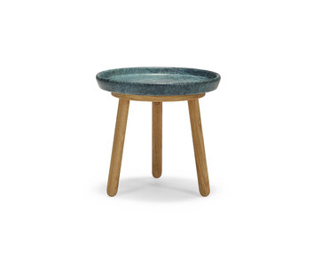 Soffbordet Tureen. Diameter 38 centimeter, höjd 36 centimeter. Skiva i Verde Alpi. 