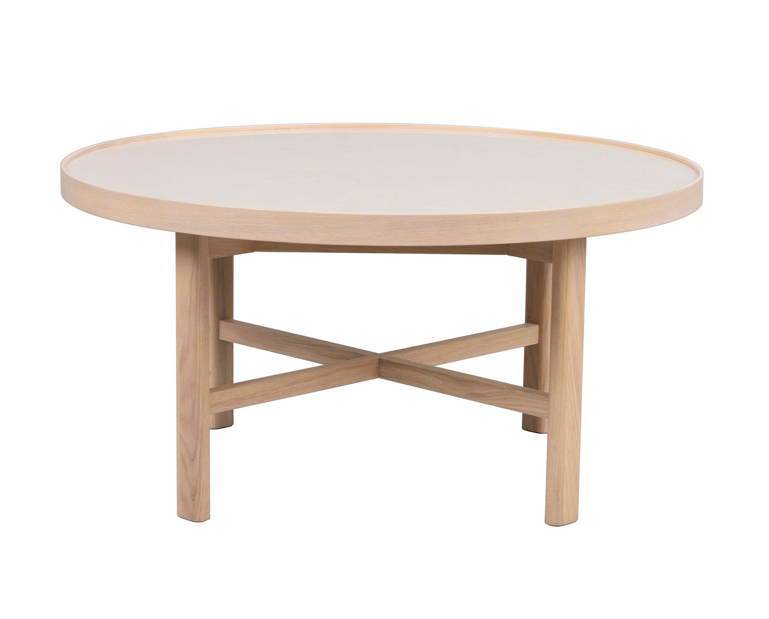 Marsden Soffbord 90 centimeter Vitpigmenterad Ek