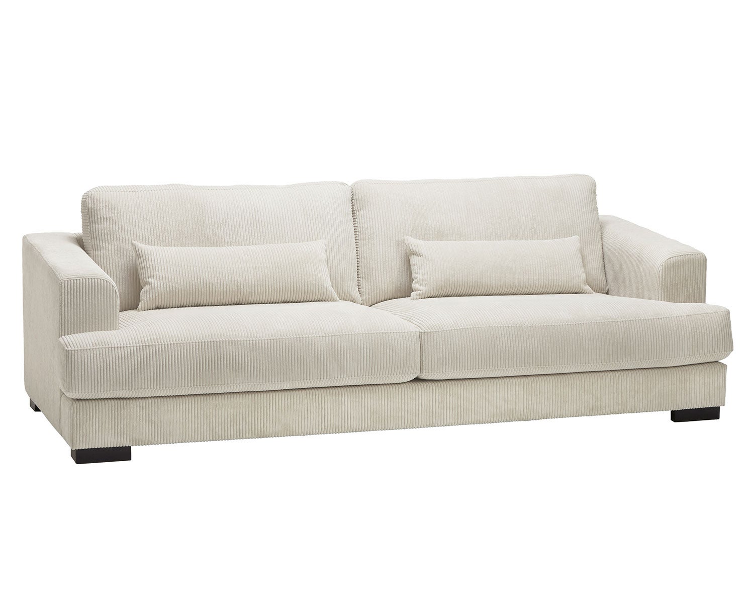 Tilda Soffa 3-sits, klädd i Ribcord 11 Beige