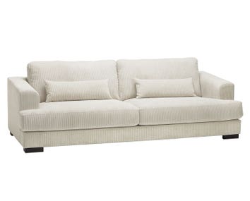 Tilda Soffa 3-sits, klädd i Ribcord 11 Beige