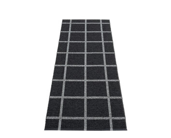 Ada Gångmatta Black Granit Metallic 70x225