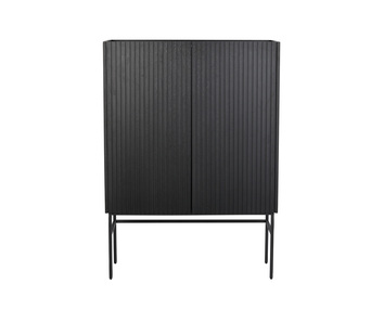 Halifax Skåp Svartlackad Ek