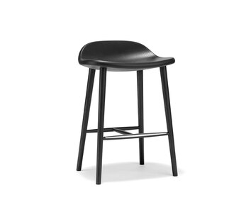 Miss Holly barstol i ek, SH 63 cm, kulör svart 52 | Stolab