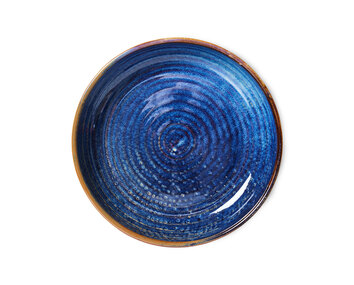 Chef-Ceramic-Deep-Plate-Rustic-Blue