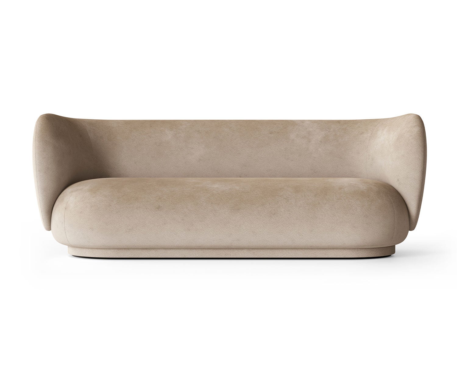 Rico Soffa 3-sits i tyget Faded Velvet Sand