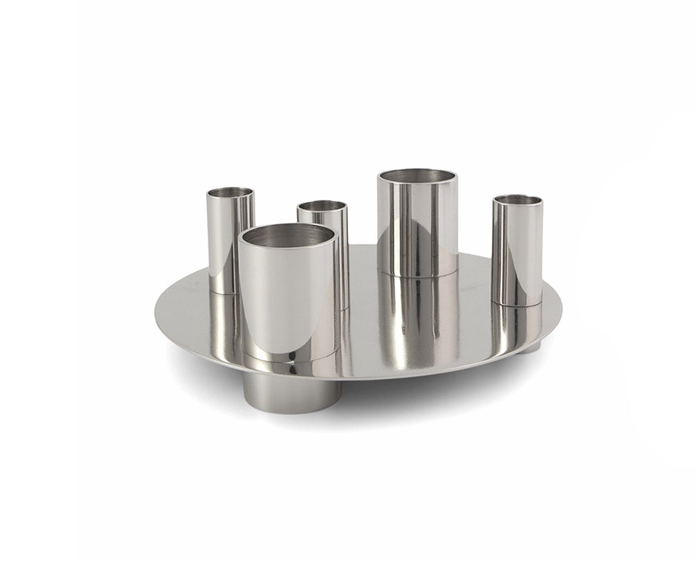 Awa Vas & Ljusstake Nickel