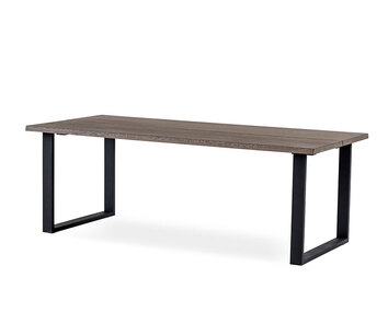 Hope Matbord/Plankbord, Gråbetsad Ek | U-ben