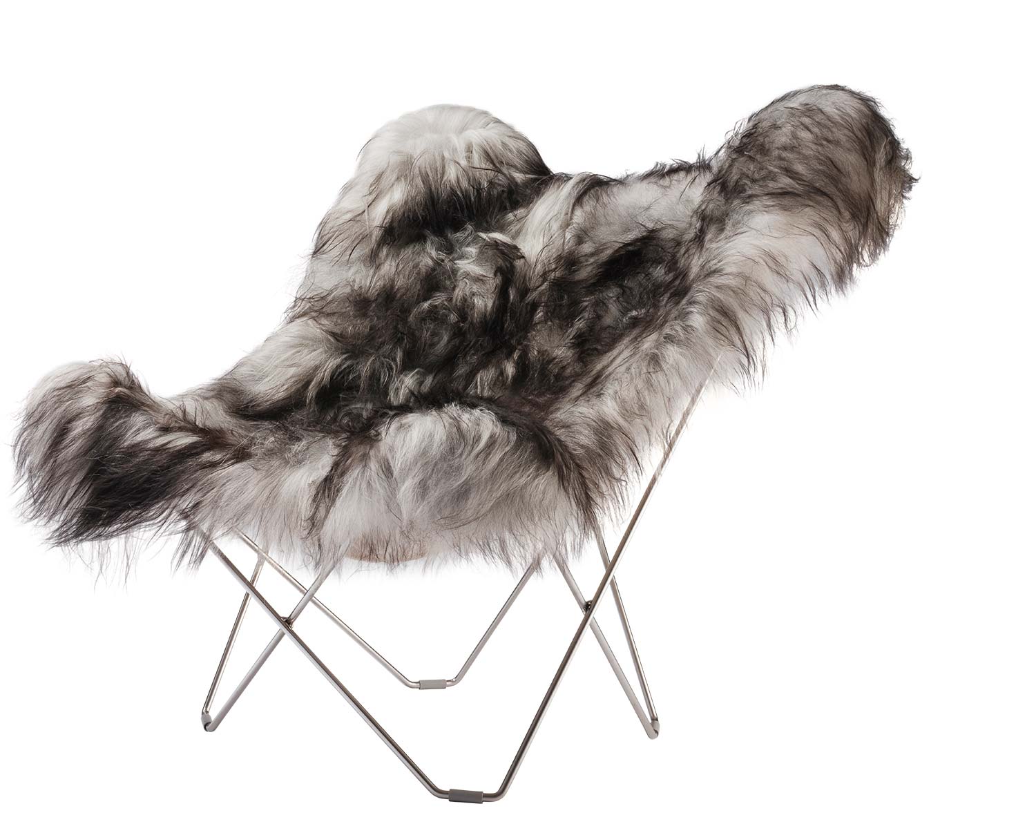 Iceland Mariposa Fåtölj Wild Grey Chrome