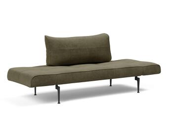 Zeal Bäddsoffa med laserben i tyget 316 Cordufine Pine Green