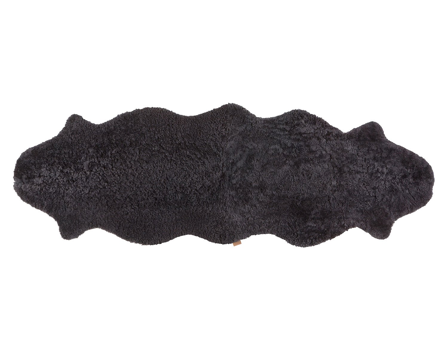 Ella Korthårigt Fårskinn 200x60 Carbon