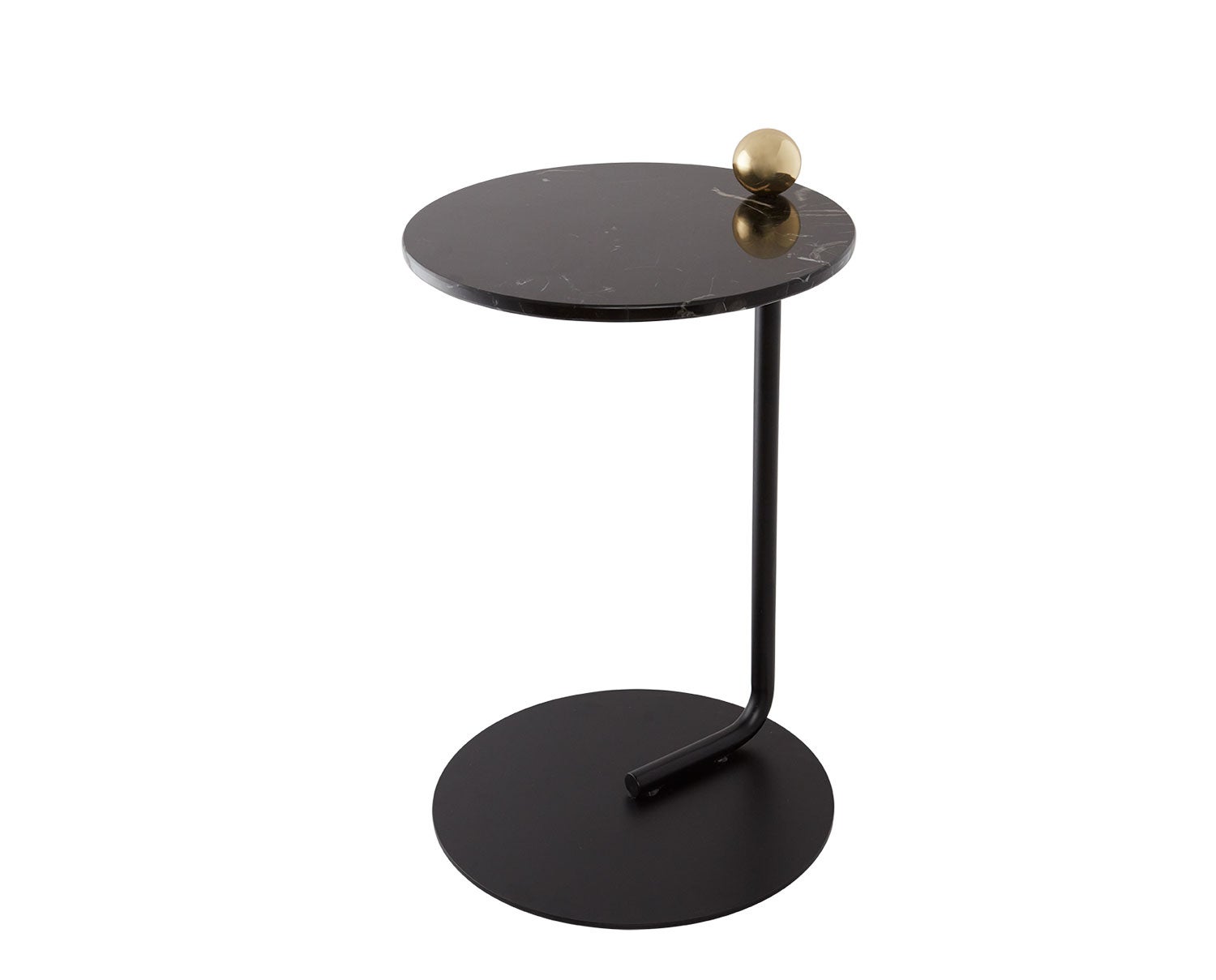 508789000017_CASTELLUM-sidetable_BlackBlack,Ø40xH60-CM