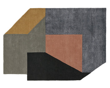 Alton asymmetrisk Matta i Pastel från Linie Design