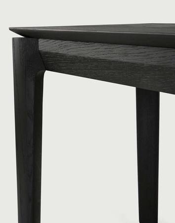 Bok Bänk i svart ek