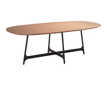 Ooid Matbord Ovalt Valnöt