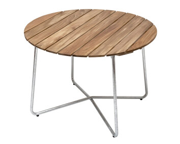 Bord 9A från Grythyttan i teak i diameter 100 centimeter