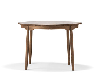 Carl Bord Ø115 Hel Skiva Rökt ek