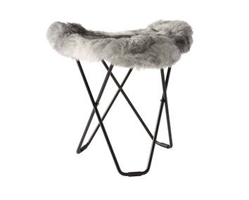 Flying Goose Pall Iceland Shorn Grey Black