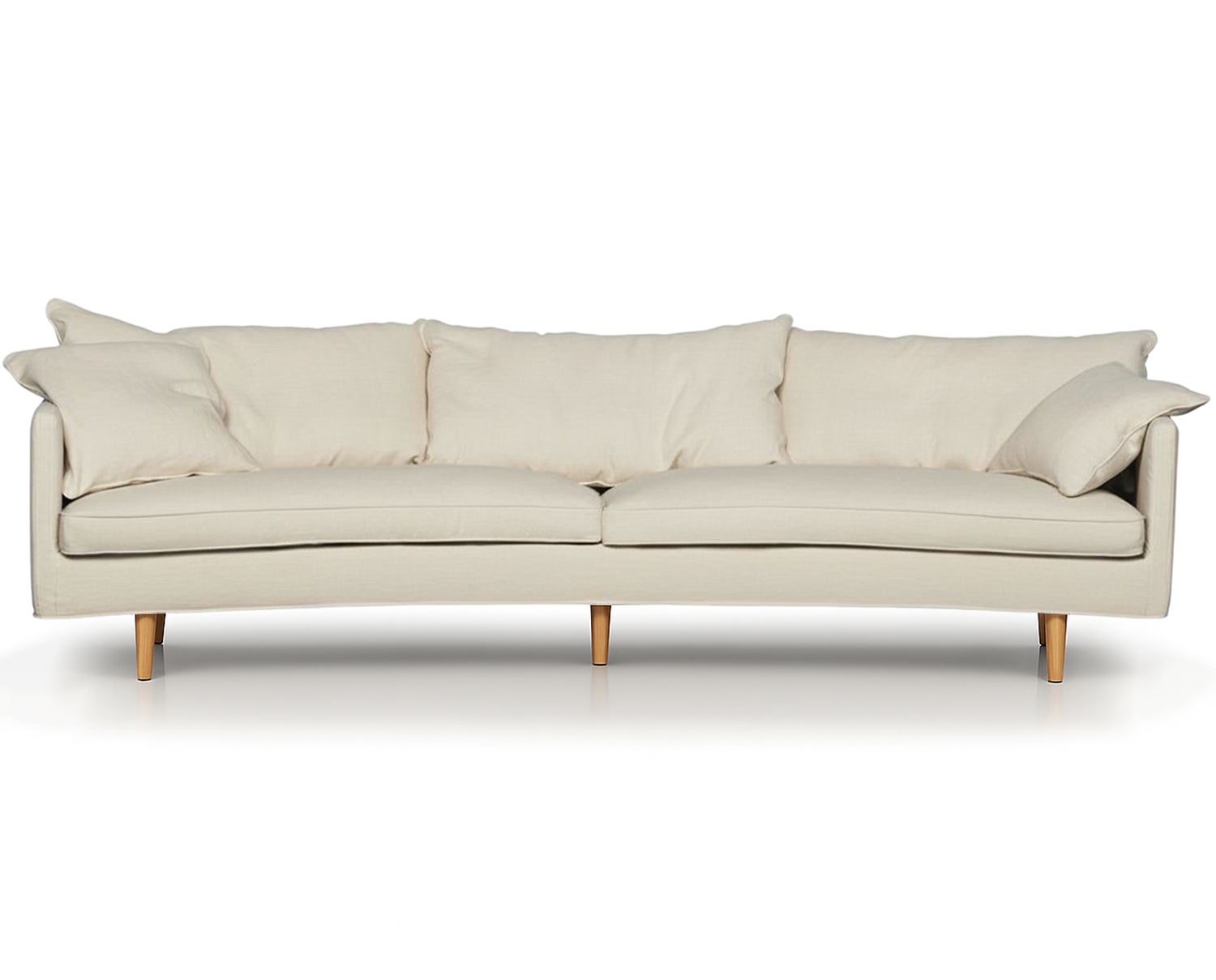 Sits Julia 4-sits XL svängd i tyg Caleido 1419 natural