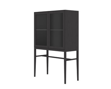Edge 2.0 Vitrinskåp Hög Black