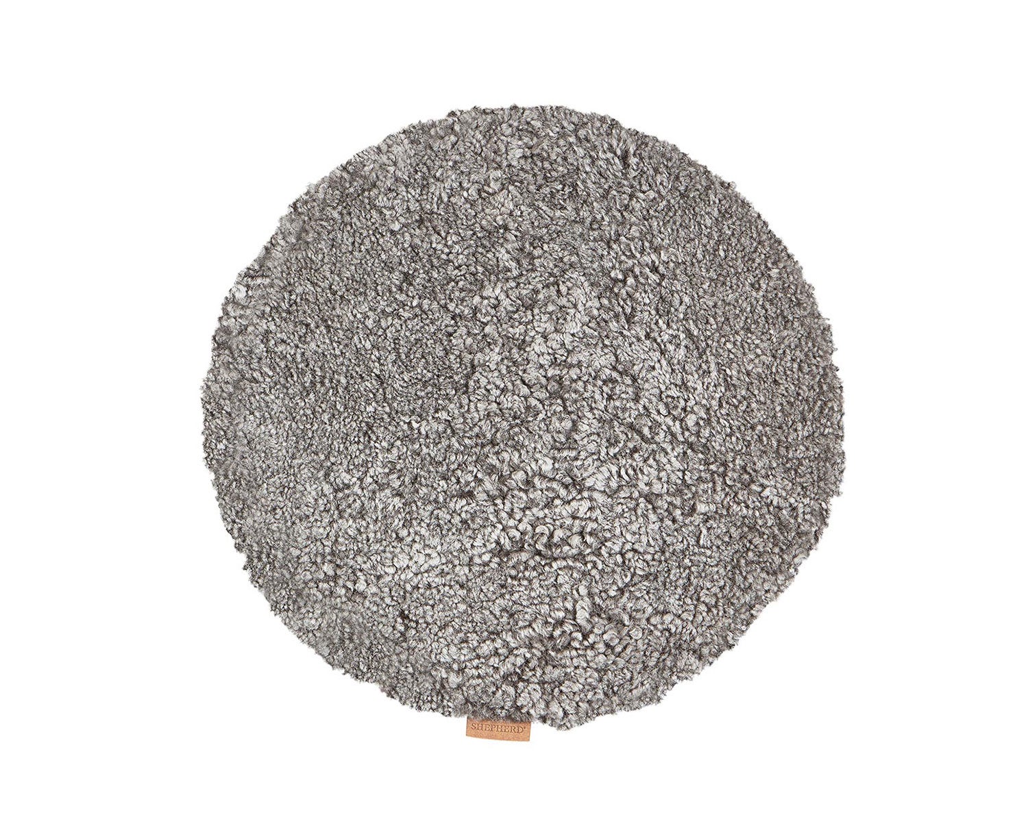 Ida stolsdyna fårskinn i färg grågrafit från Shepherd