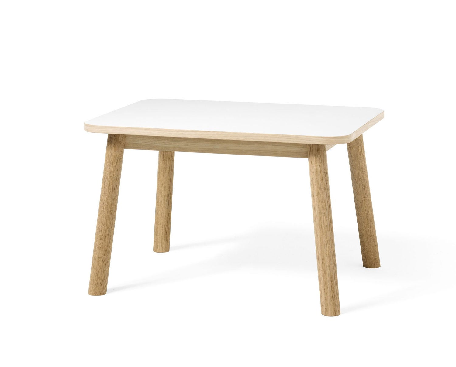 Zweed Mino sidobord med vit laminatskiva.