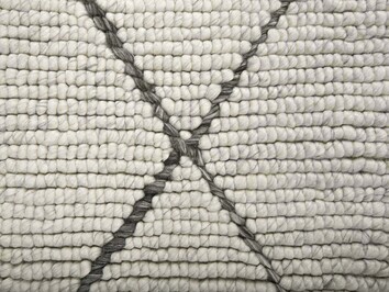 Casablanca Matta Vit Grå Detalj