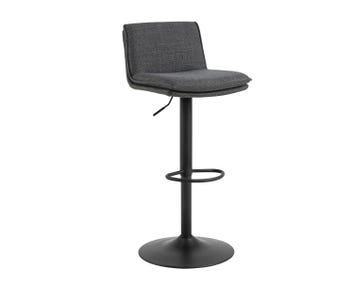 Flynn Barstol i tyget Basel Mörkgrå